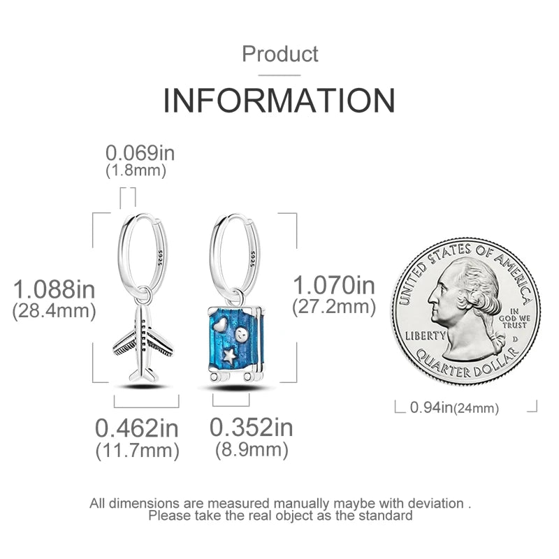 925 Sterling Silver Career Eardrop Musical Note Earrings Painter Microphone Earrings Fit For Women Workplace Birthday Gift