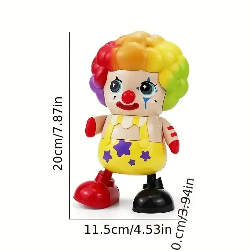 Dancing Clown Toys for Toddler & Baby Early Learning Educational Musical Light Up Clown Toys Halloween Decor Gift for Boys Girls