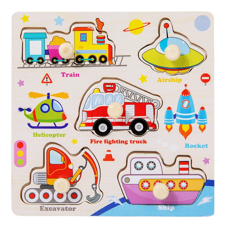 Wooden Puzzles Toys for Kids 3 Year Alphabet Numbers Children Montessori Educational Learning Toys abc Letters Preschool Gift