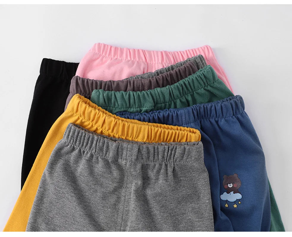 Autumn 1-5Year Baby Trousers Boy Cotton Pants Fashion Spring Girl Striped Pants Children Casual Kid Clothing