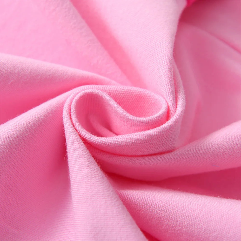 VIKITA Girls Tops and Tees for Summer Kids Butterfly Print Cartoon T Shirts Girls O Neck Short Sleeve Cotton Casual Daily Tees