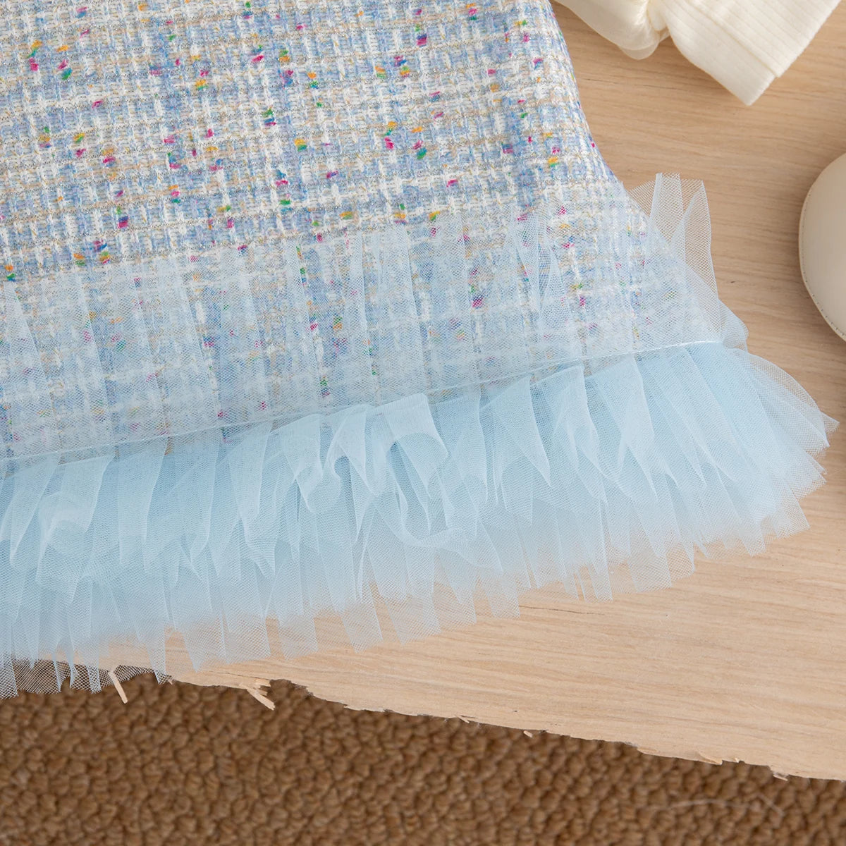 Autumn New Sweet Bow Baby Girl Princess Dress, Birthday Party Children'S Clothing Suitable For Babies Aged 9 Months To 4 Years