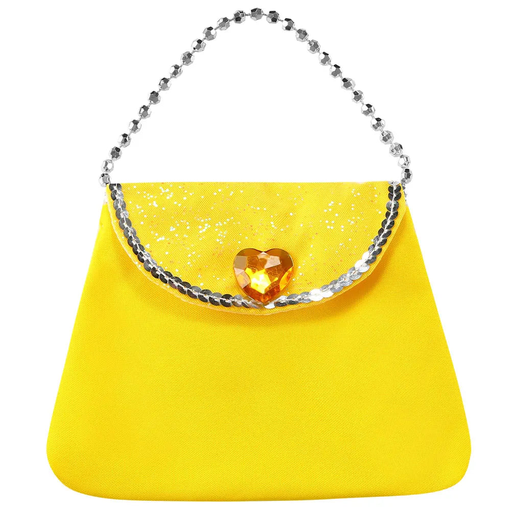 Disney Beauty and the Beast Princes Belle Role Play Headwear Cosplay Costume Accessory Wig Hairpin Crown Birthday Party Dress up