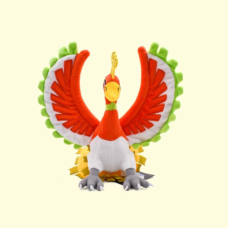 Anime Pokemon Galarian Zapdos Moltres Articuno Ho-Oh Plush Stuffed Doll Plush Toys Children Soft Pp Coton Kids Birhday Christmas