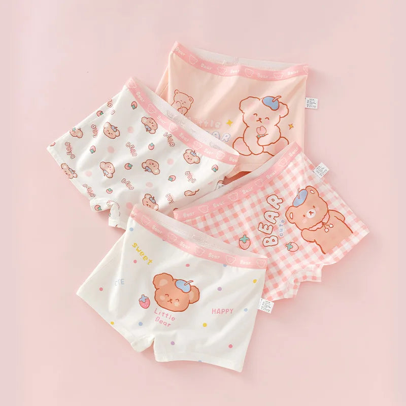 Girl A Cotton Briefs Boxers Breathable Underpants Girl Quality Panties Size 90-165 Healthy Briefs Kids Comfortable Soft Boxers