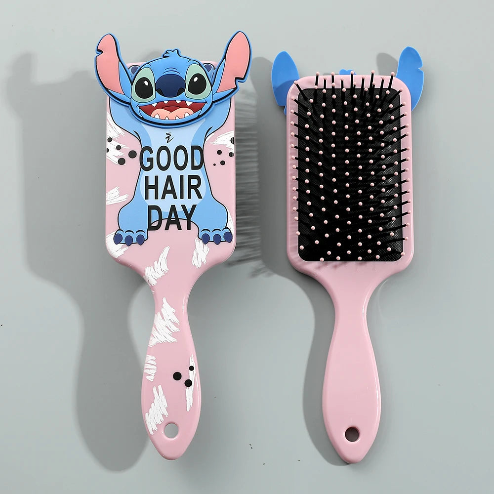 Miniso Disney Animation Lilo & Stitch Comb Series Cartoon Stitch Peripheral Air Cushion Massage Comb Children Girl Student Comb