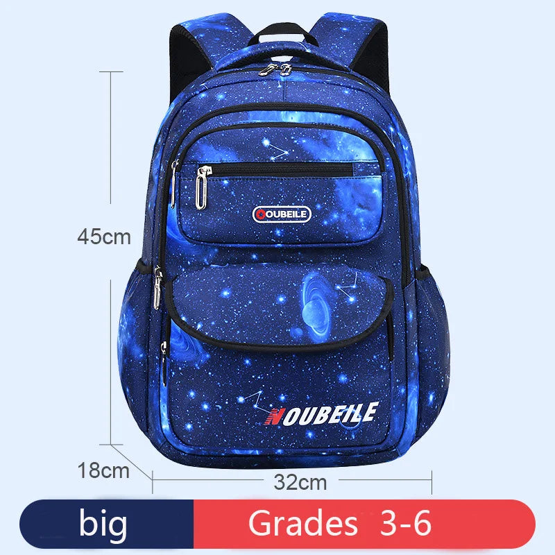 Children Backpack Fashion Starry Sky Kids Waterproof School Bags For Boys Girls Backpack Mochila Infantil Book Bag