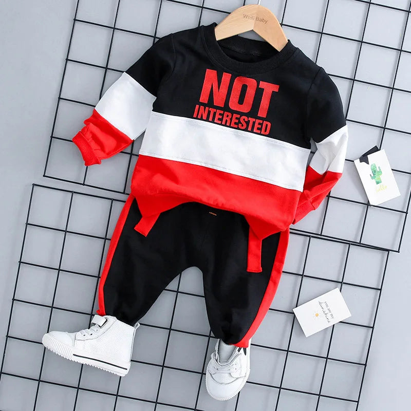 Cute Bear Spring Autumn Long Sleeve Kids Clothes Pants Suits Toddler Children Sportswear Casual Kids Outfits For 1 to 5 Years