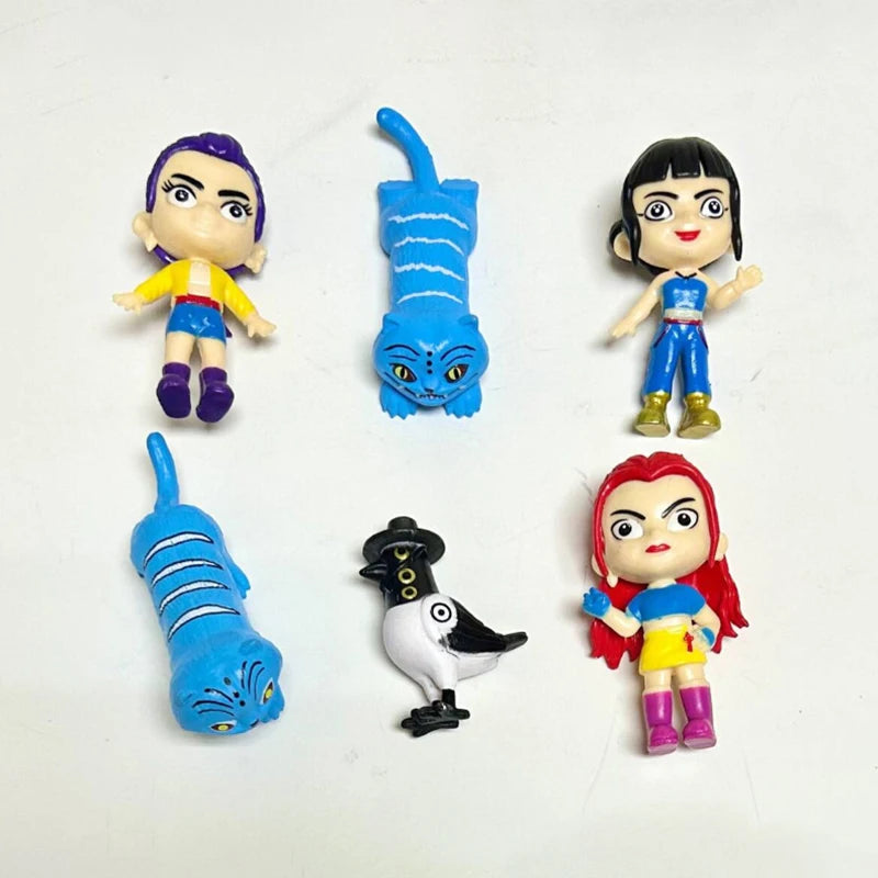 New Demon Hunters Anime Figure Toys Cute PVC Action Figure Derpys Tiger Rumi Mira Zoey Sussy Figurine Doll Fans Gift