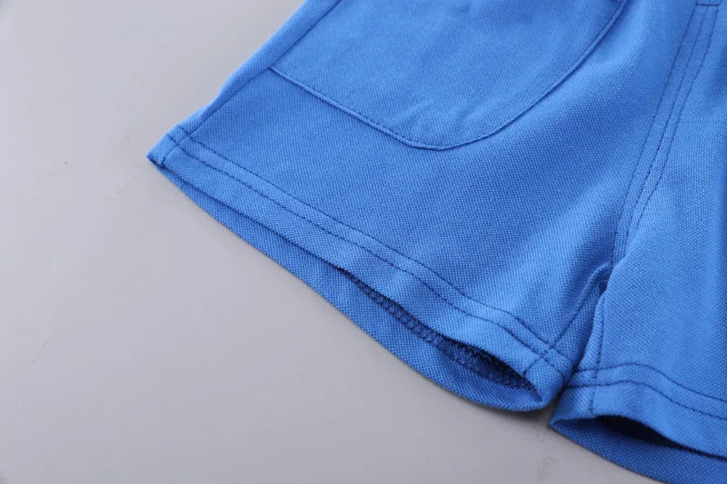 New Summer Baby Clothes Suit Children Boys T-Shirt Shorts 2Pcs/Sets Kids Girls Clothing Infant Casual Costume Toddler Tracksuits