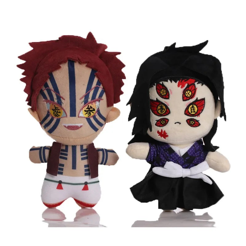 20-25cm Demon Slayer Plush Stuffed Tsugikuni Yoriichi Kokushibou Akaza Kamado Tanjirou Anime Figure Plush Toy Doll Birthday Gift