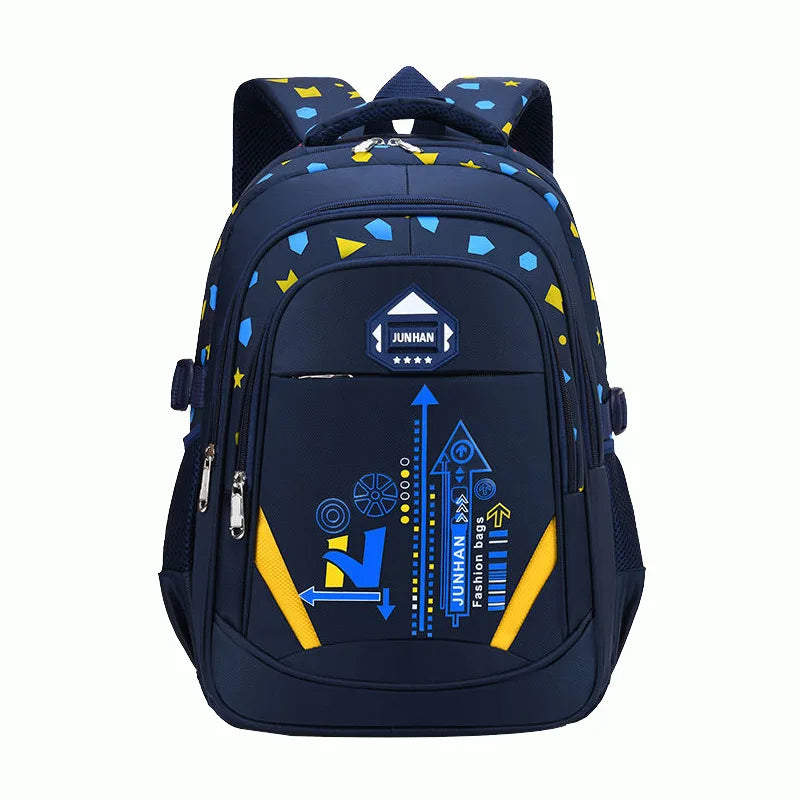 Children's Shoulder Bag Geometry Pattern Kid Backpack In Primary Schoolbag Teen Boy Girl Backpack Book Bag Waterproof Mochila