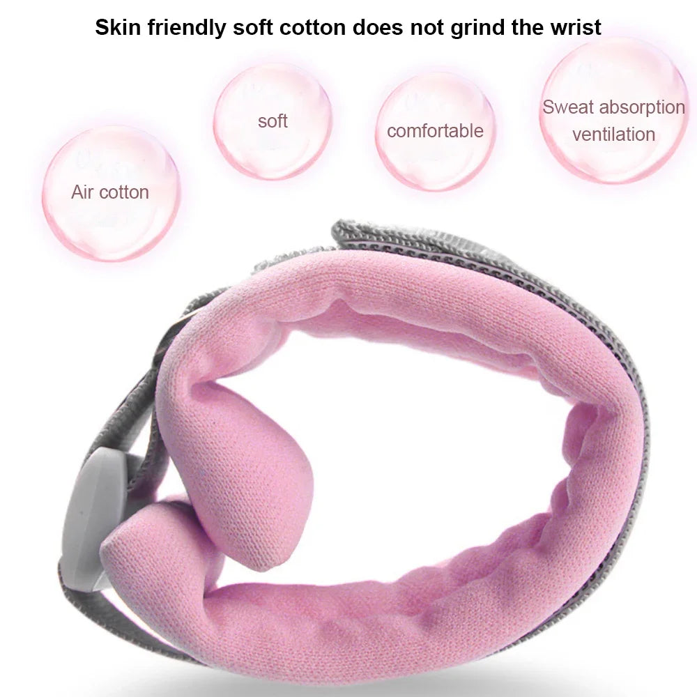 Toddlers Leash Anti Lost Wrist Link Child Kids Safety Harness Kids Walking Wristband Assistant Strap Belt for Girl Pink Gift
