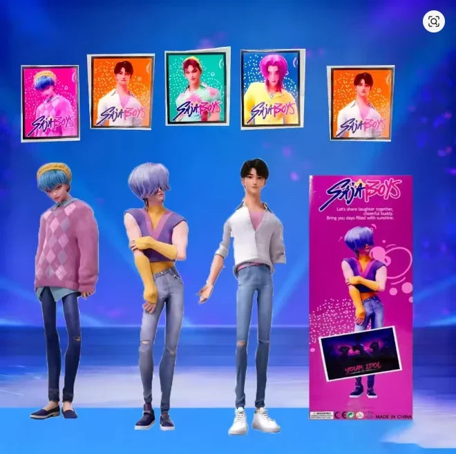 Demon Hunters 11 Joint movable SajaBoys K-POP Boy Band Doll Demon Saga Action Figure Toy Anime Character DIY Toy