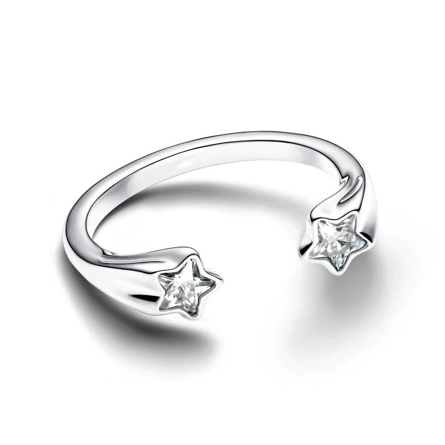 2025 New Disney Stranger Things Christmas Series Ring，Sparkling Bow Ring，Fits The Original DIY Holiday Gifts for Women