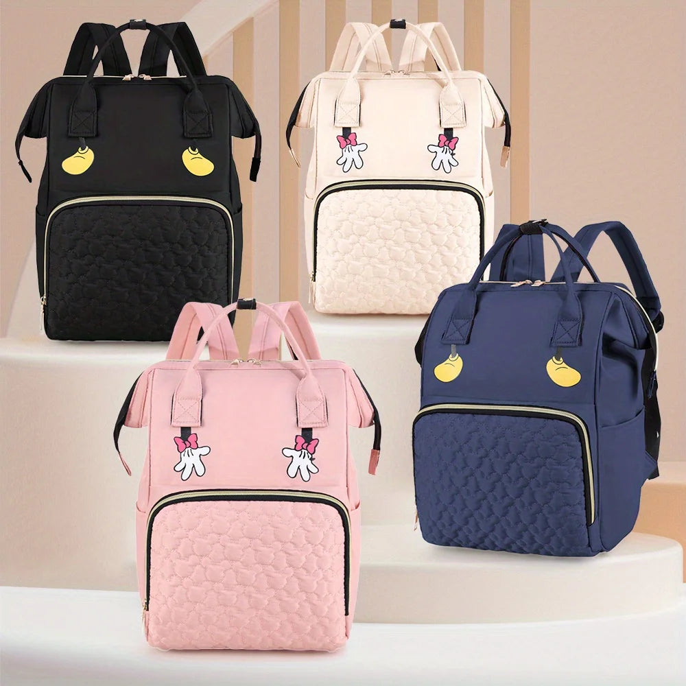 Diaper Backpack Portable Travel Multi-compartment Diaper Bag for Mom Waterproof Anti-Dirty Large Capacity Storage Bag BPA Free