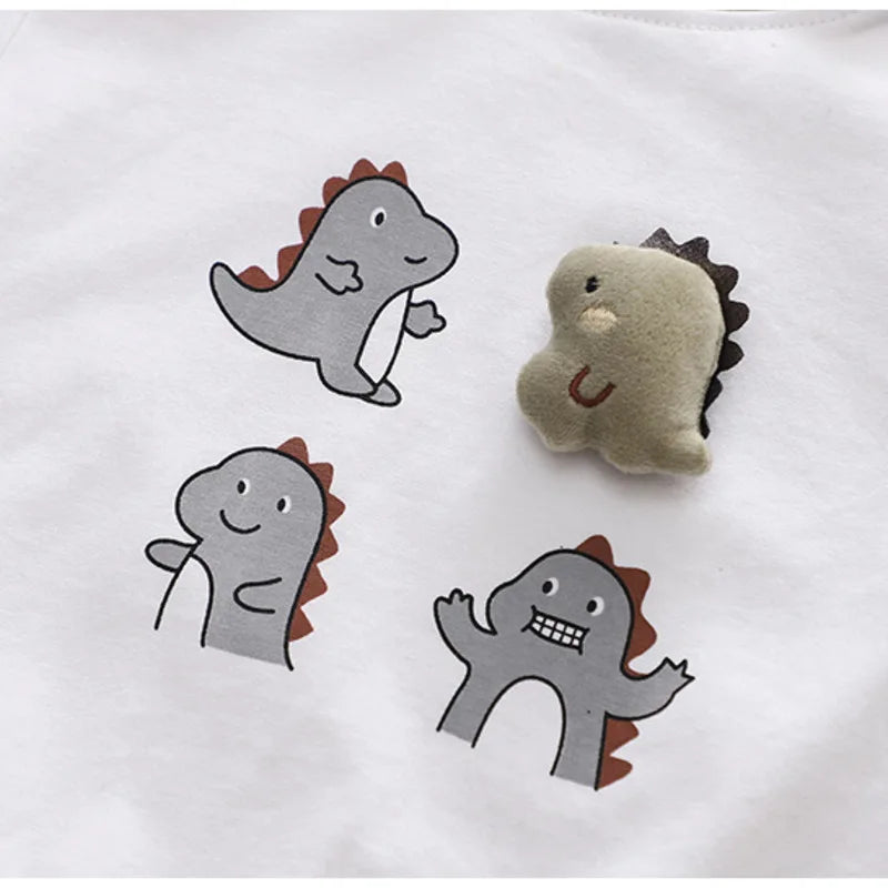 New Summer Baby Girl Clothes Suit Children Boys Cartoon T-Shirt Shorts 2Pcs/Sets Toddler Casual Cotton Costume Kids Tracksuits