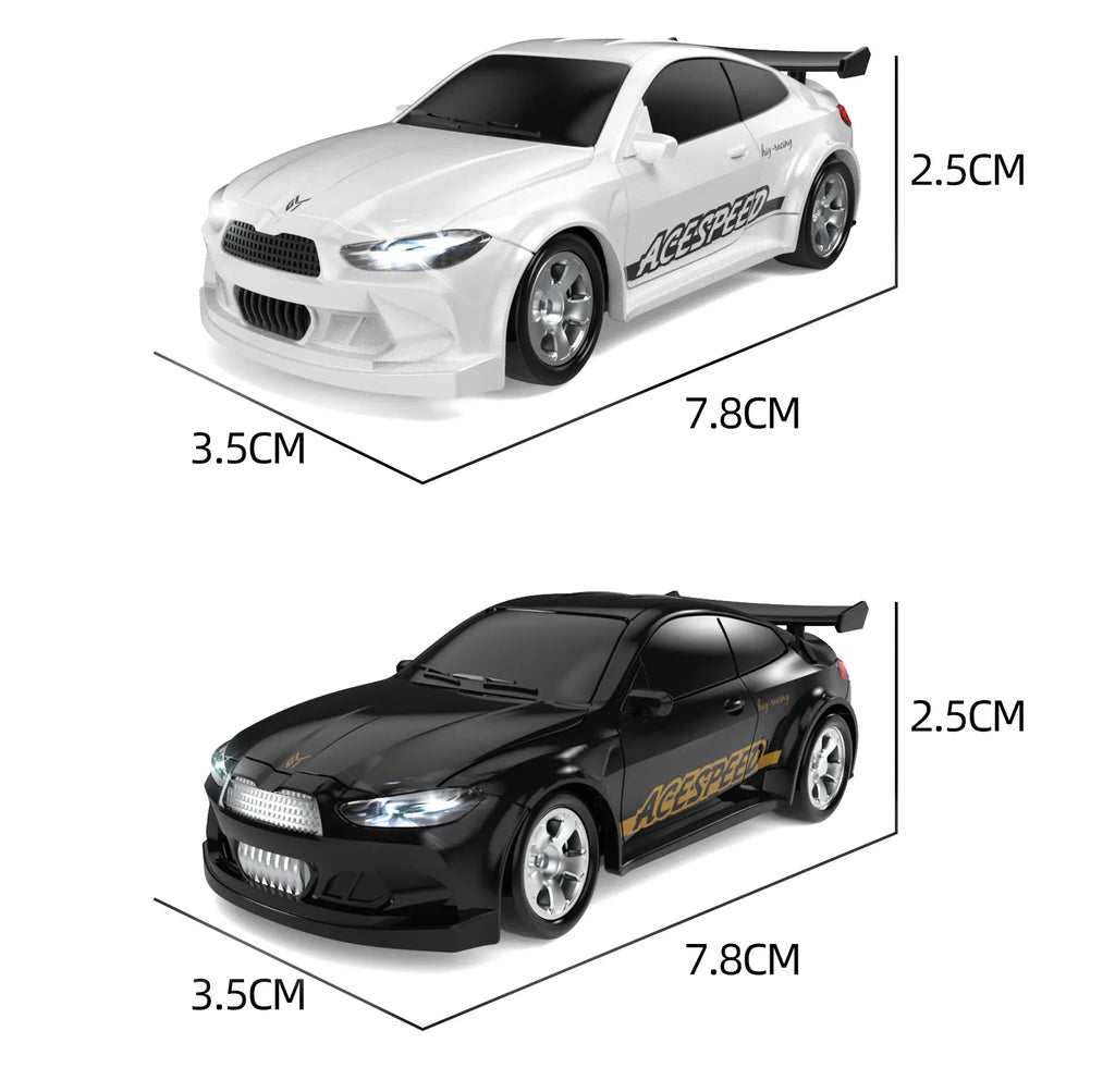 Fqd23 Fqd25 1/64 Rc Car 2.4g 4wd Mini High Speed Racing Car Simulation Car Model Toy Remote Control Drift  For Kids Gifts