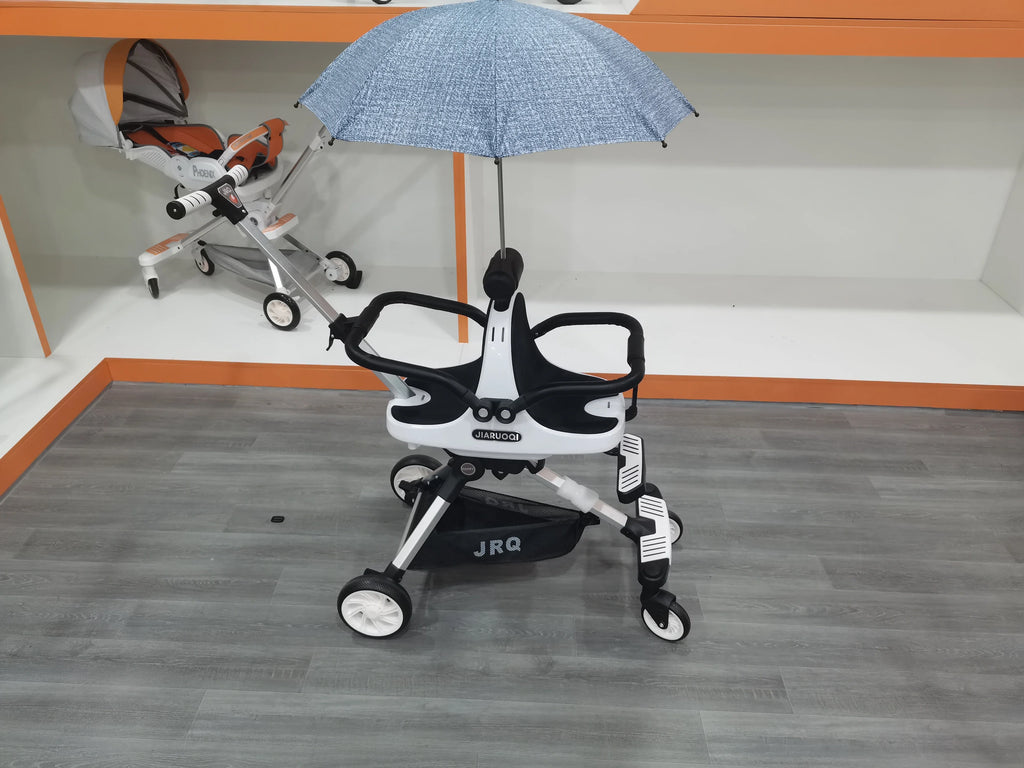 Lightweight Double Stroller with Canopy for Infants & Toddlers Travel Twin Umbrella Stroller Compact Easy Fold Aluminum Frame