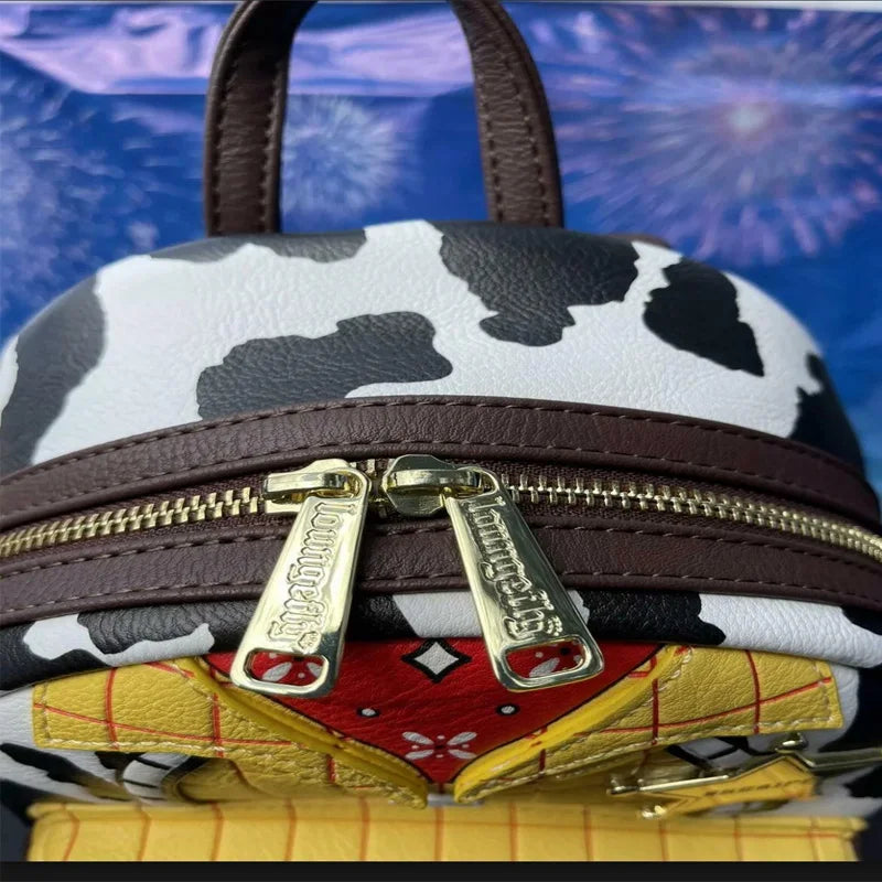 Loungefly Pixar Toy Story Movie Collab Triple Pocket Mini Backpack ﻿wallet