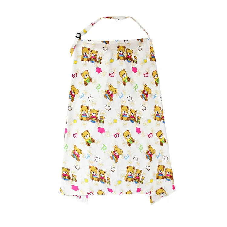100*70cm Cute Cartoon Newborn Baby Cape for Feeding For Infants Mum Nursing Breastfeeding Cover Mother Lactation Apron