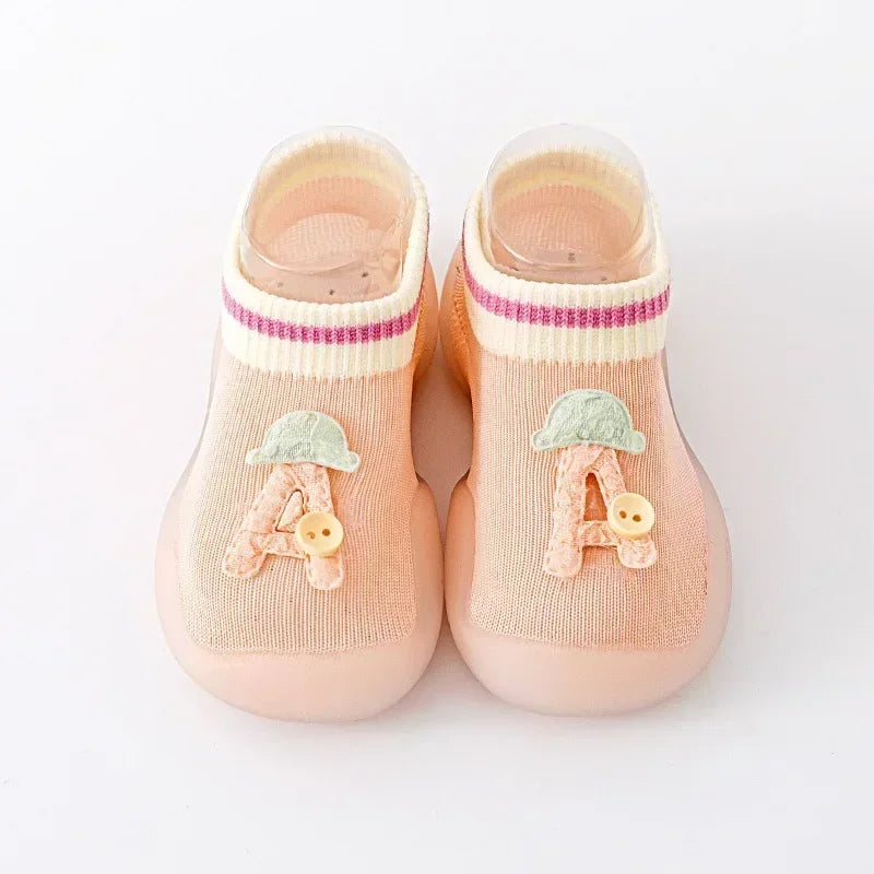 Cute Baby Toddler Shoes Infant Soft Sole Indoor Children's Shoes Cartoon Socks And Shoes Newborn Summer Baby Girl Shoes