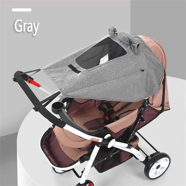 Baby Stroller Sun Cover Sun Shade, Awning Sun Protection Canopy Pushchair Buggy Hood Cover, Pram Sun-proof Rain Cover UV Proof