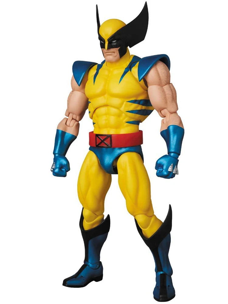 Ct Mafex 096 Wolverine Action Figures Toys Set High Quality Movable Statue Model Doll Collectible Ornaments Halloween Xmas Gifts