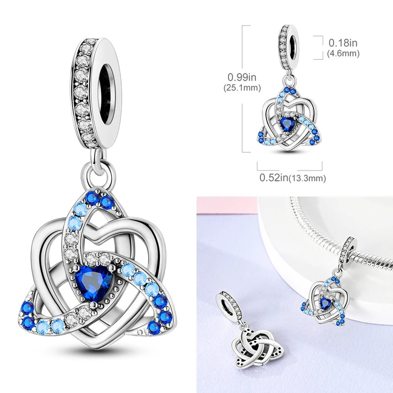 Hot Sales 925 Sterling Silver Charms Beads Devil's Eye Fatima's Hand Cross Beads Fit Original Bracelet Women DIY Jewelry Gifts