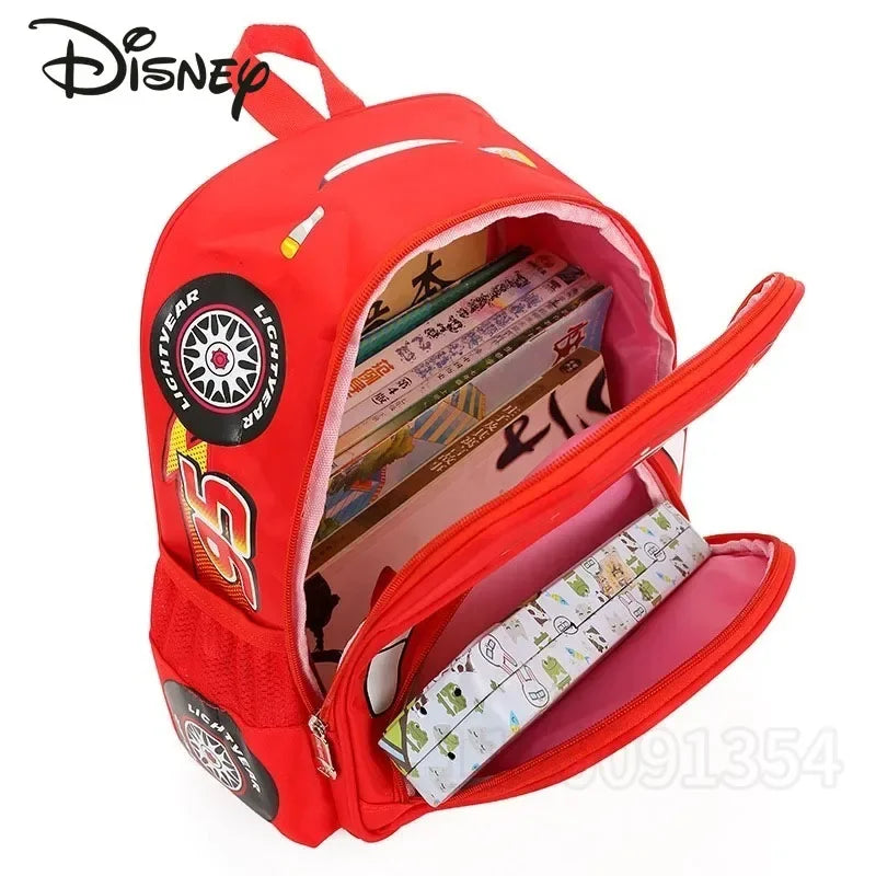 Disney McQueen New Children's School Bag Cartoon Children's Backpack Fashion Children's Backpack Large Capacity High Quality