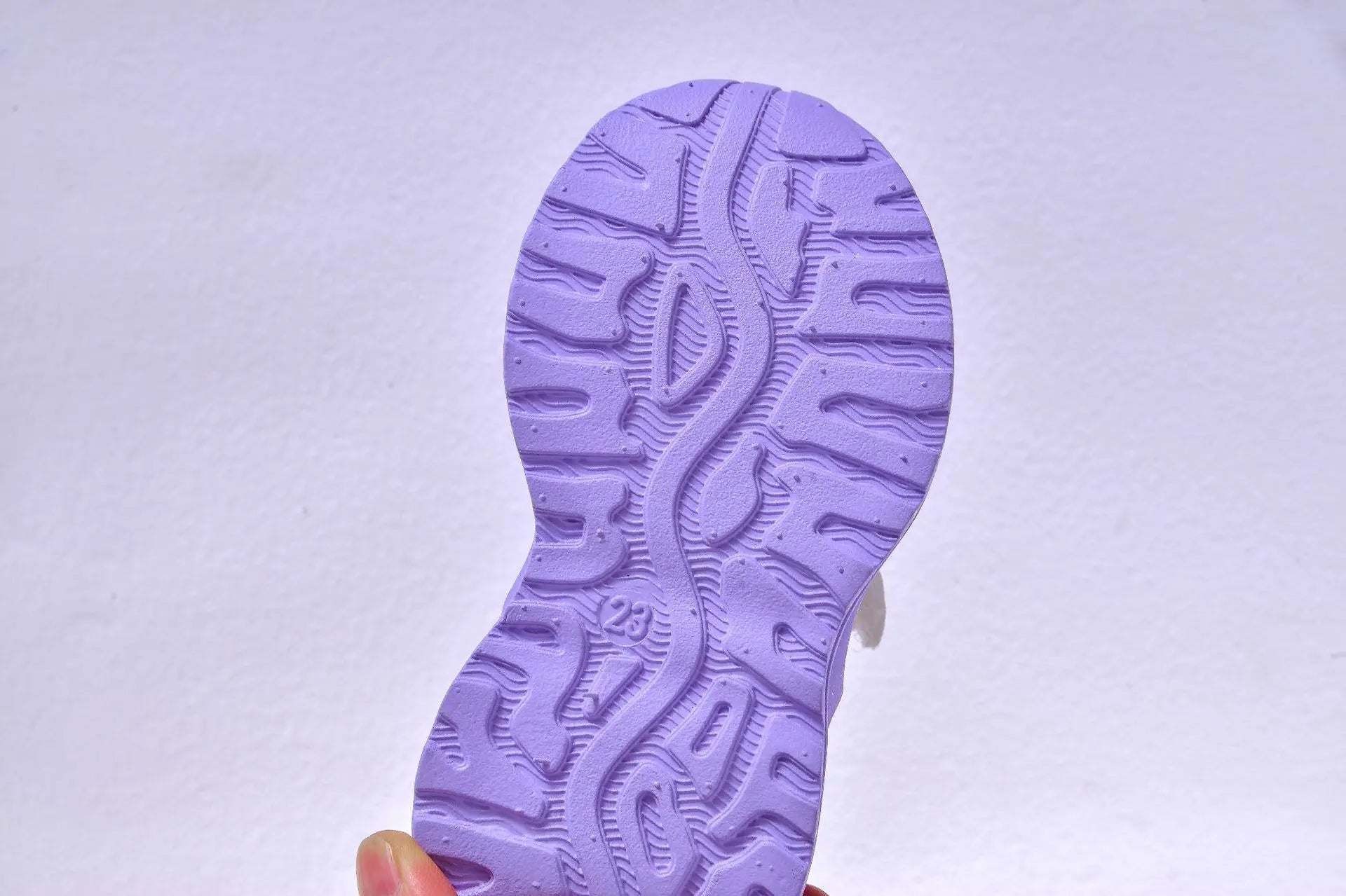 Kids'Casual Shoes Girls Led Light Cartoon PU Leather Spring Fashion Flat Bottom Anti-slip Soft Bottom Pink Purple Size 21-30