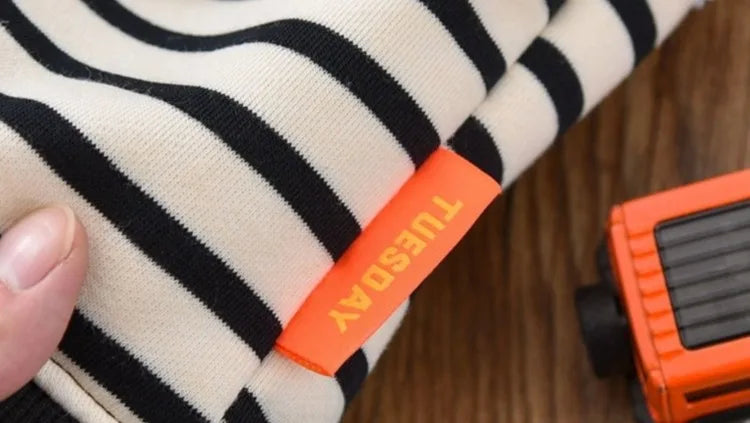 Boys' Striped Fleece-Lined Thickened Long Sleeve Sweatshirt 2025 Winter New Arrival Warm Base Layer Mid-Big Size Top