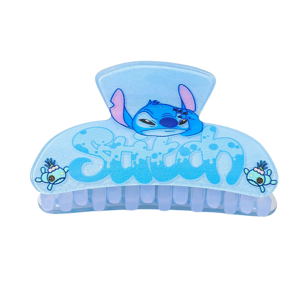 1PC/6PCS Disney Stitch hair claws, multi-functional hair accessories hair claws, the perfect novel gift for friends and Stitch