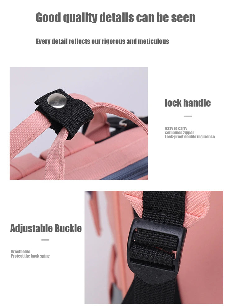 Disney New Fashion Baby Diaper Bag Large Capacity Maternity Bag Baby Waterproof Stroller Backpack Mickey Mouse Baby Diaper Bag