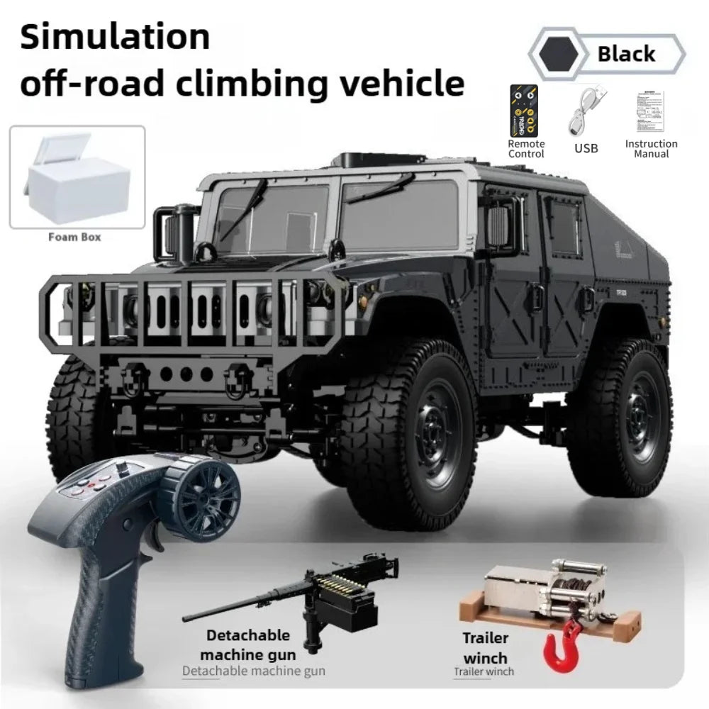 JJRC C8835 1:16 4x4 Remote Control Car - All-Terrain Off-Road Climber with LED Lights for Off-Road Adventure Toy Gift for Kids