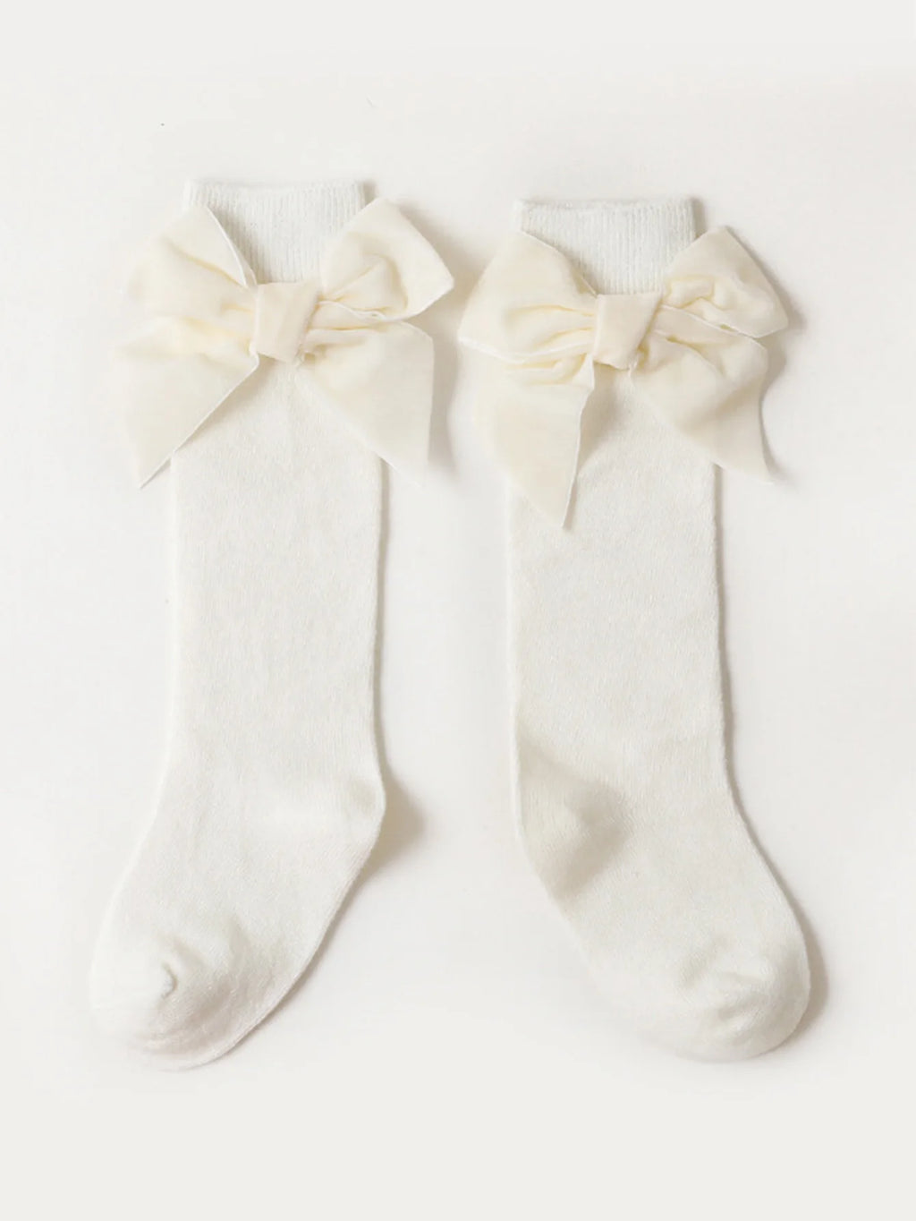 6 Pairs Baby Girls Socks with Lint Bowknot Decoration, Soft Anti-Slip Toddler Princess Stockings for 6-72 Months Infant Daily Life