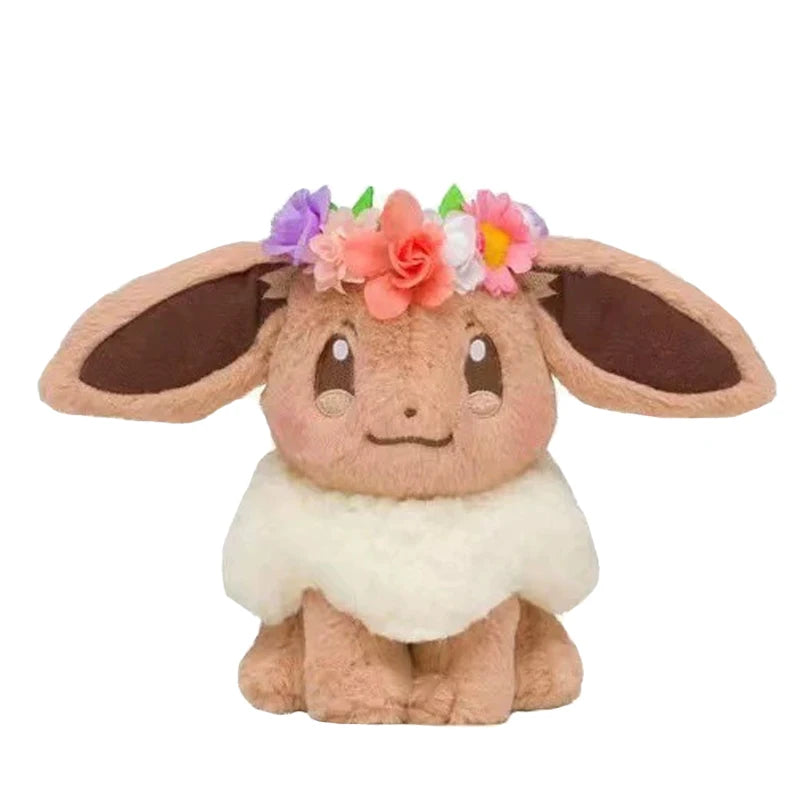 20cmOriginal Pokemon Plush Easter Series Pikachu Eevee Scorbunny Sylveon Pawmi Plush Doll Pillow Xmas Birthday Gift for Children