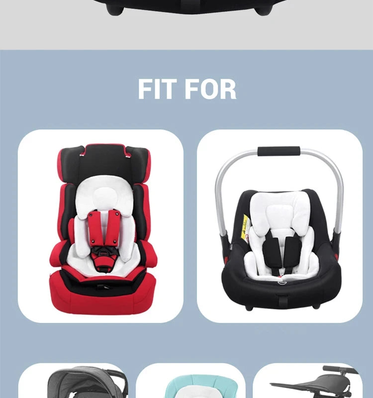 PANGDUBE Universal Stroller Seat Cushion Double Sided Baby Car Seat Pad High Chair Mat Waterproof Soft Stroller Accessories