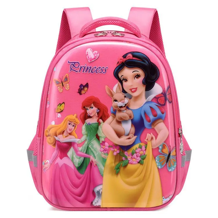 Disney Snow White New Girls Backpack Cartoon Cute Girls School Bag Large Capacity Lightweight Waterproof Children's Backpack