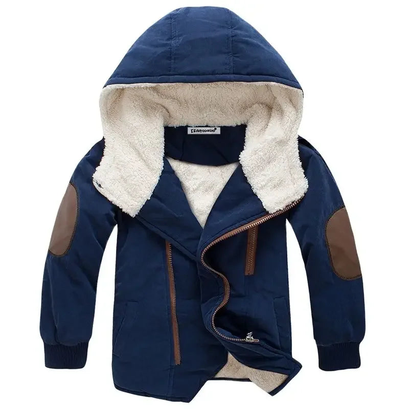 Boys thickened cotton-padded clothes winter children's warm jacket new children's fashion cotton clothes winter