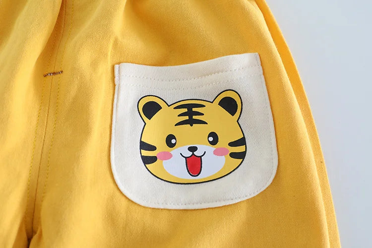 New Spring Autumn Baby Clothes Children Boys Girls Cartoon T-Shirt Pants 2Pcs/Sets Toddler Casual Costume Infant Kids Tracksuits