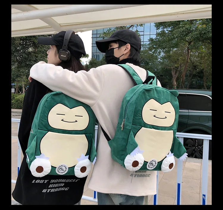 MINISO Switch Pokémon Cappy Beast Plush Backpack Couple Bag Large Capacity Backpack Gift Storage Toys Anime Accessories