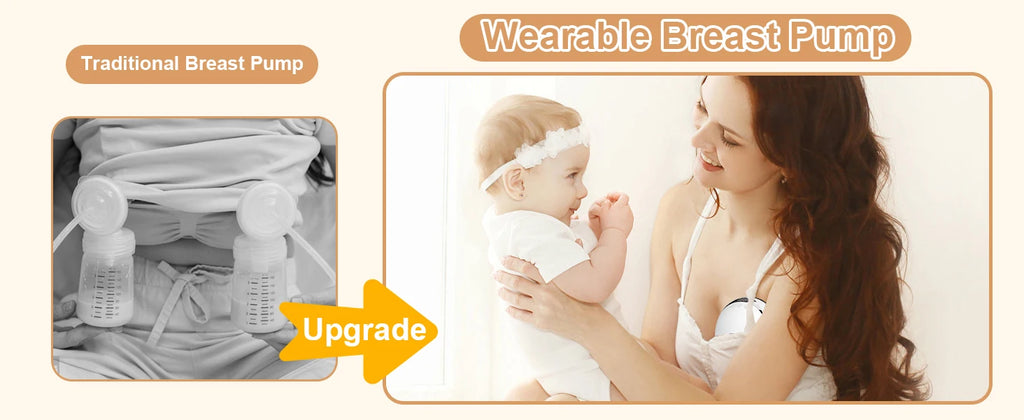Electric Wearable Breast Milk Pump Machine Handsfree BPAFree USB Charge Painless Wireless Invisible Shelly Breast Milk Extractor