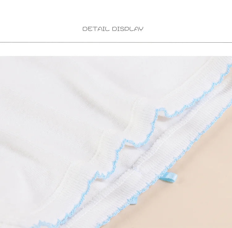 6 Pack Girls Cotton Underwear - 100% Pure Cotton Breathable Comfortable Kids Panties - Soft White Toddler Underwear for Girls -