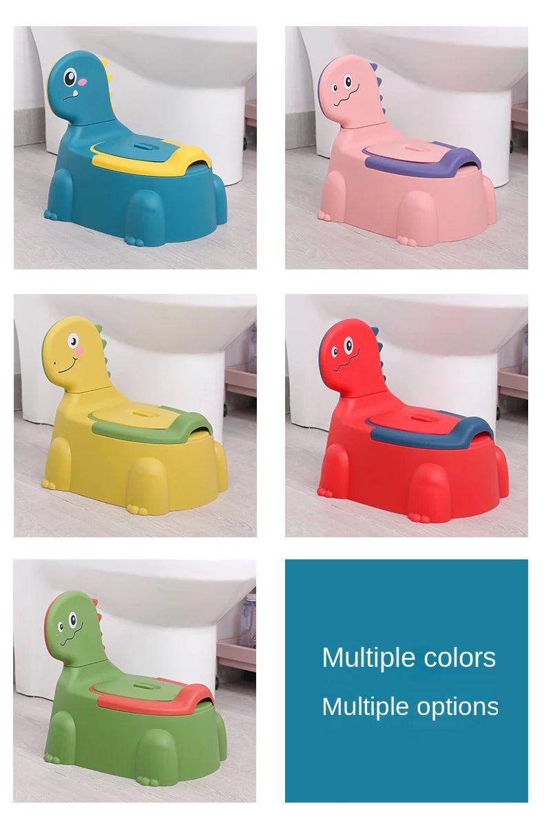 Kids Portable Potty Training Toilet, Cartoon Potty Training Seat, Toddler Potty Chair for Baby Boys and Girls, Non-Slip, PP