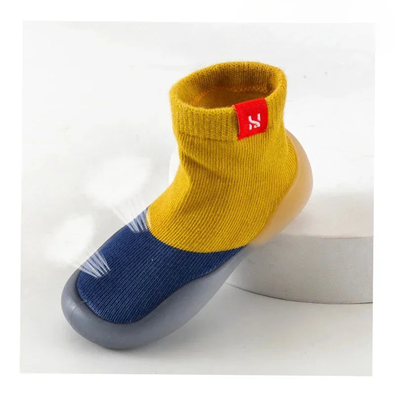 Cute New Baby Shoes Soft Sole Non-slip Baby Socks Breathable Shoes Socks Spring Fashion Children's Socks