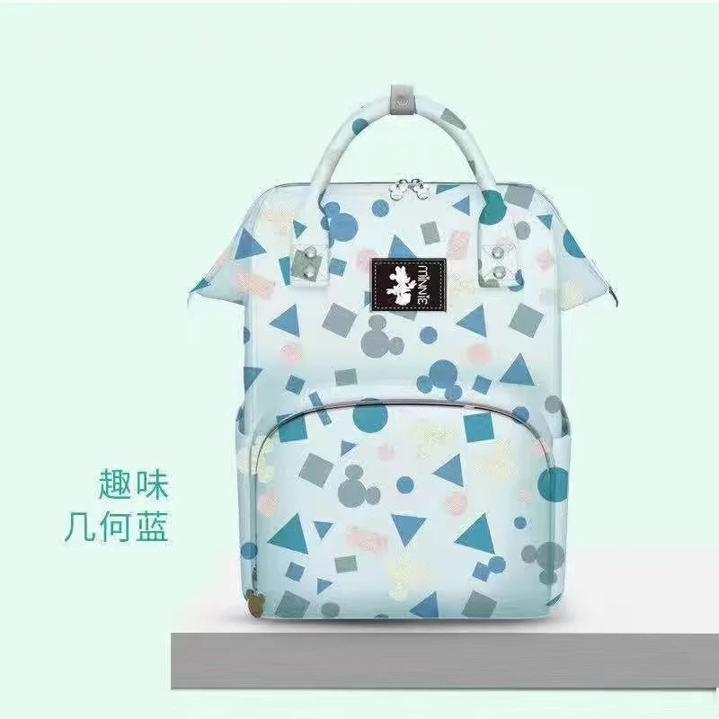 Disney Mickey Original New Diaper Bag Backpack Luxury Brand Baby Diaper Bag Large Capacity Multi-function Cartoon Baby Bag