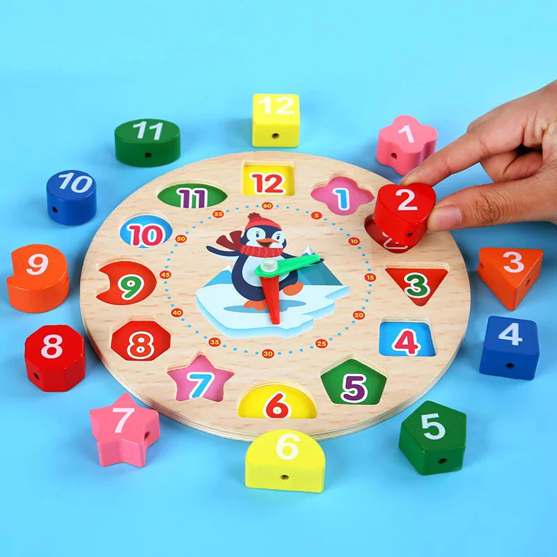 Baby Educational Toys Montessori Wooden Toys Early Learning Baby Birthday Christmas New Year Gift Toys for Children GYH