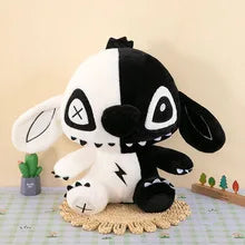 Disney Purple Embracing Flower Stitch Doll Cartoon Cute Stitch Plush Toy Room Decoration Kawaii Cartoon Pillow Kid Birthday Gift