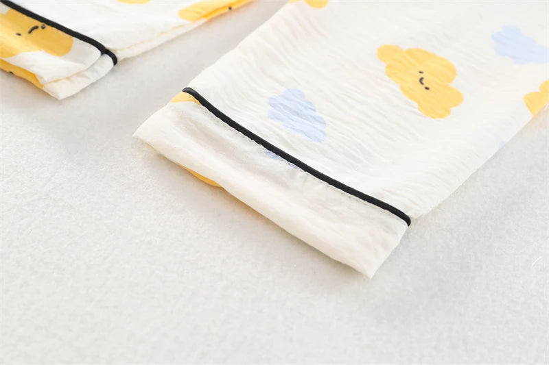 New Spring Autumn Baby Clothes Kids Pajamas Children Boys Sleepwear Tops And Pants Infant Girls Clothing Toddler Casual Costume